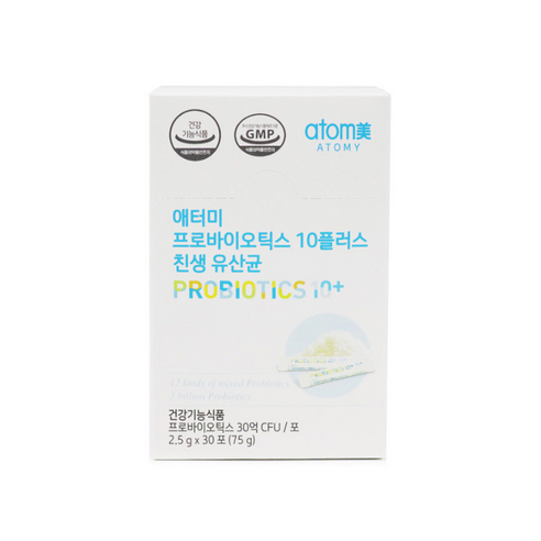 <애터미 유산균> 12종 혼합유산균! 장이 행복해지는 유산균! (1포-30억마리)