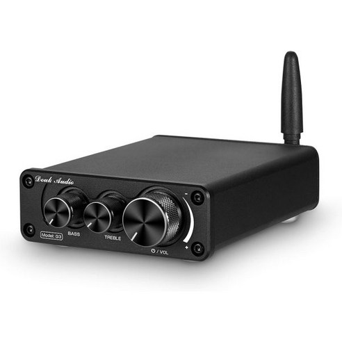 Douk Audio G3 2 채널 Bluetooth 5.0 증폭기 클래스 D 스테레오 오디오 미니 홈 시어터 파워 앰프 디지털 수신기 100W 고음 및 저음