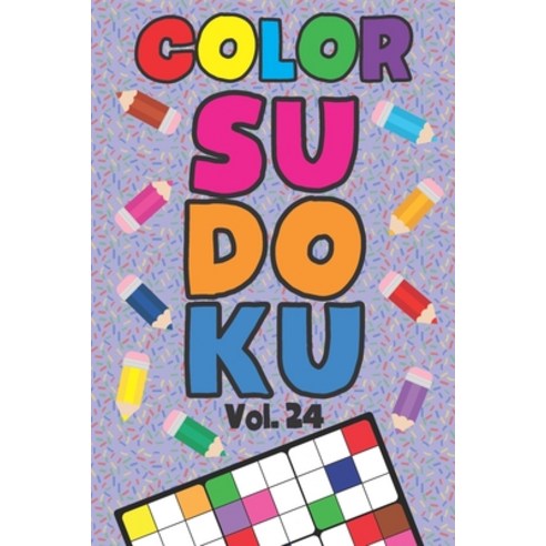 Color Sudoku Vol. 24: Play 9x9 Grid Color Sudoku Easy Volume 1-40 Coloring Book Pencil Crayons Play ... Paperback, Independently Published, English, 9798569209378