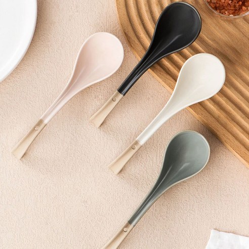 식탁에 예술을 더하는 체리레이 도자기 스푼