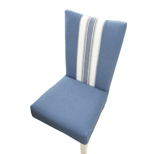 탄성 식탁 의자 커버 두꺼운 가구 결합 된 식당 의자 호텔 의자 커버 의자 커버 패브릭 현대 단순함, 블루 탄성 방수단일 팩, 45x48cm
