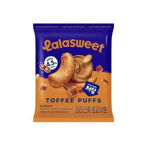 라라스윗 토피넛콘 35g x 4개, 35g, 4개
