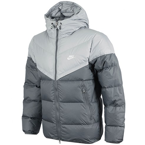 나이키 숏패딩 스톰핏 윈드러너 후드 다운 재킷은 그레이계열의 판매자로켓으로 배송되며 폴리에스터 100%로 제작된 겉감과 안감, 오리솜털과 오리깃털의 조합이 특징입니다.