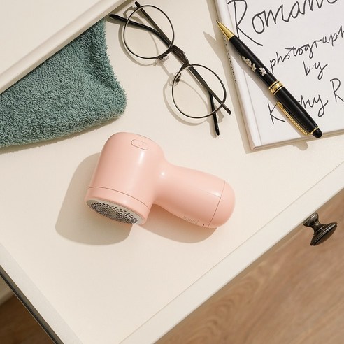 시홈 미니멀 휴대용 충전식 보풀제거기, 핑크, SH-SK97