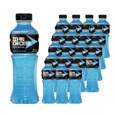 파워에이드 마운틴블라스트, 600ml, 20개