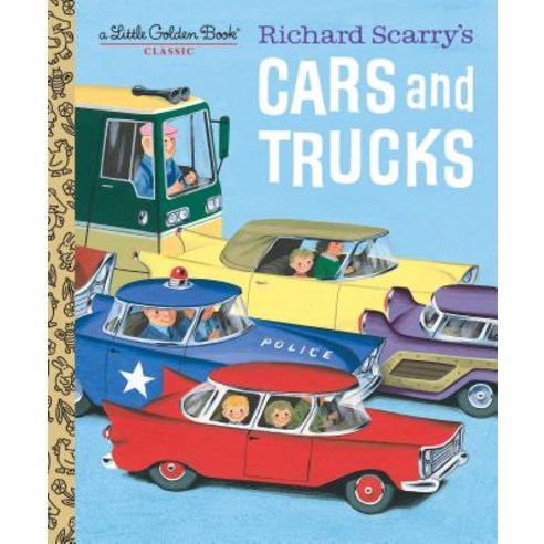 Richard Scarry''s Cars and Trucks Hardcover, Golden Books
