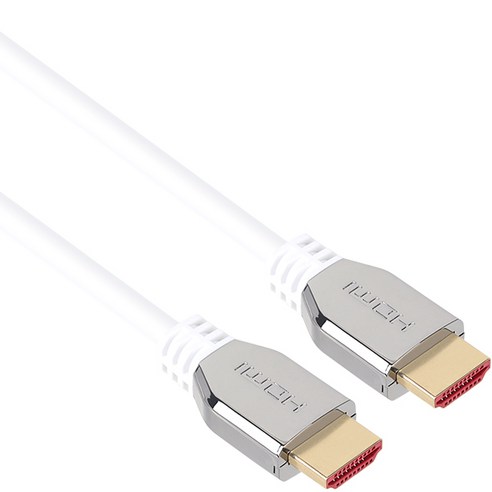 NETmate HDMI v2.1 Metallic 케이블 3m/NM-SJH03/8K 60Hz UHD/4K 120Hz/3중 차폐 구조/HDR 지원/HDCP 2.2 지원/48Gbps 대