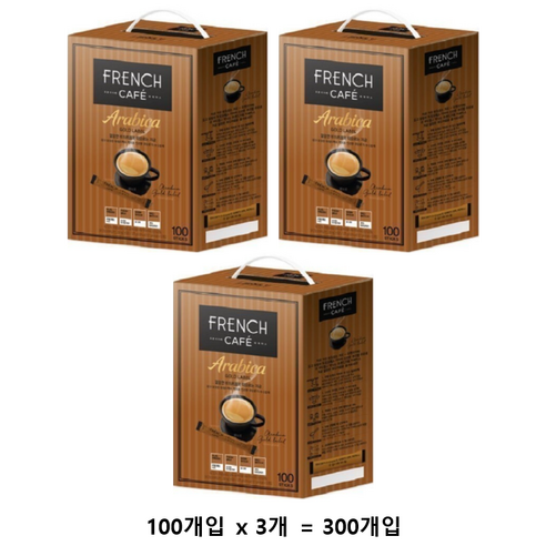 프렌치카페 아라비카 골드라벨 카페믹스, 10.7g, 300개입, 2개