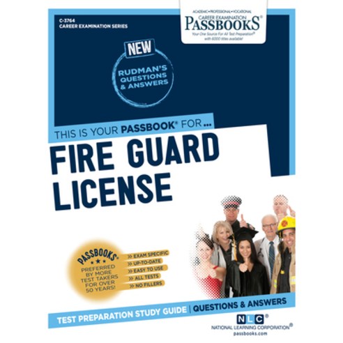 Fire Guard License Volume 3764 Paperback, Passbooks, English, 9781731837646