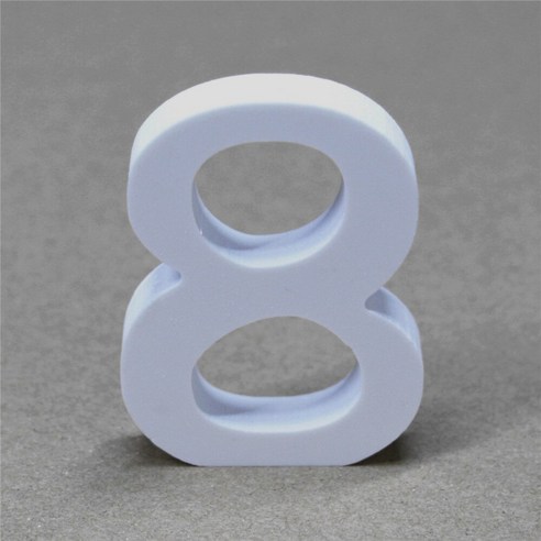 DIY 20cm 서 나무 나무 편지 흰색 알파벳 결혼식 생일 파티 홈 장식 맞춤 이름 디자인, Hight20cmThick12mm, number  8