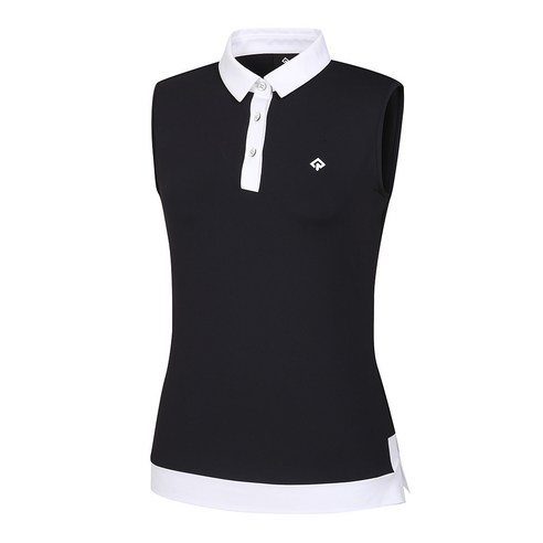 톨비스트 여성 골프웨어  [레노마골프]여성 배색 카라 민소매 티셔츠 RWTSK6119-199