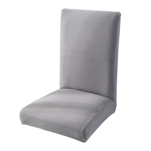 홈 파티 바 클럽 호텔 파티 용 방진 및 두꺼운 의자 의자 시트 슬립 커버 쿠션, 라이트 그레이, 설명