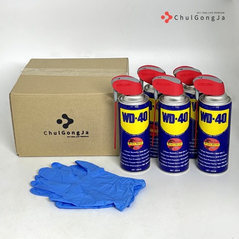 철공자 WD-40 450ml 스마트스트로우 방청 윤활제 WD40 방청제 더블유디 녹방지제, 5set