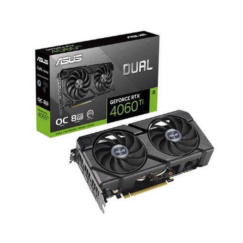 ASUS ASUS DUAL 지포스 RTX 4060 Ti O8G EVO OC D6 8GB