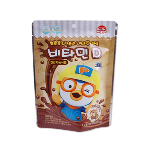 뽀로로 데일리 비타츄잉정 15개입 초코맛