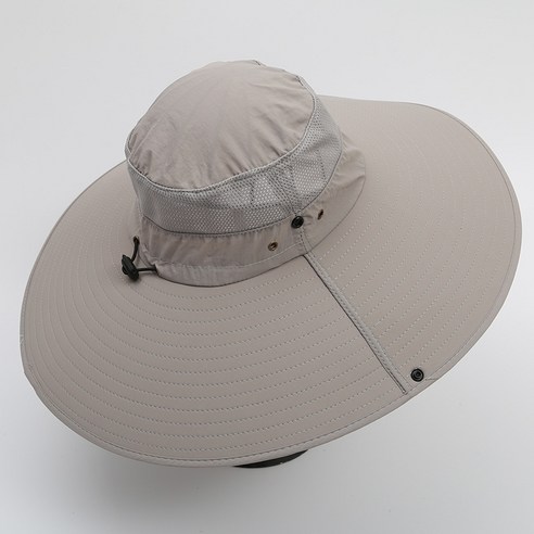 자외선 차단제 모자를 따라 증가 여름 남성 야외 하이킹 낚시 모자 메쉬 차양 선 모자 여성 비치 캡, 평균 코드, 올넷 라이트 그레이