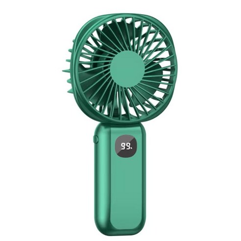 USB Handheld Portable Fan (Green) 105245, 초록색