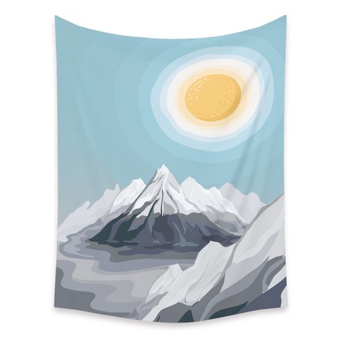 인스풍 산맥 걸레 담요 침실 홈 장식 천 벽 장식 벽걸이 벽걸이 담요 배경 천, SM1, 73*95CM
