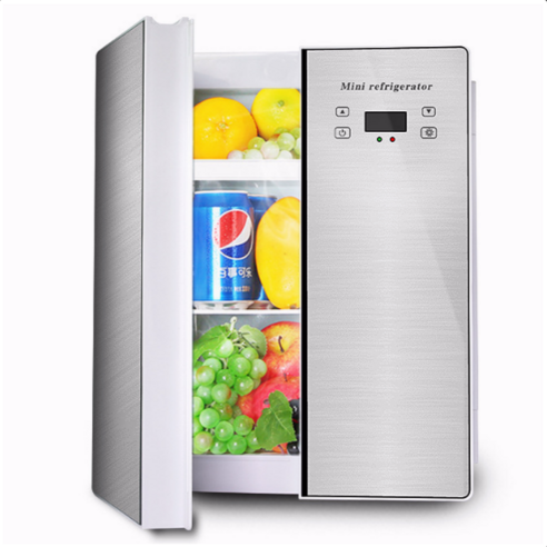 양문형 냉장고 25L 저소음 냉온장고 가정용 차량용 원룸 사무실 냉장고 선물 추천, 골드