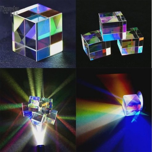 선캐처 빛의 큐브 합색 프리즘 크리스털 세트 프리미엄 선샤인 생일 선물세트 인플루언서, 빛의 큐브(8x8x8mm) 2차