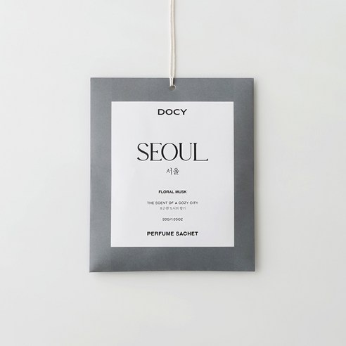 DOCY 도시 퍼퓸 샤쉐 30g /옷장 샤쉐/인테리어 샤쉐, 1개, 서울