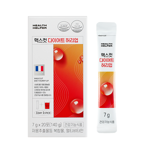 헬스헬퍼 맥스컷 다이어트 허리업, 140g, 1박스