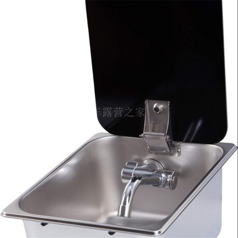  캠핑카환풍구 양방향 배기팬 선루프환기팬 개구부280, 수동 블랙캡 12V 캠핑카액세서리 캠핑카 싱크대세트 개수대 씽크 수직형 RV 카라반, 수직 모델 12150 풀 세트(온수 및 냉수 접이식 수