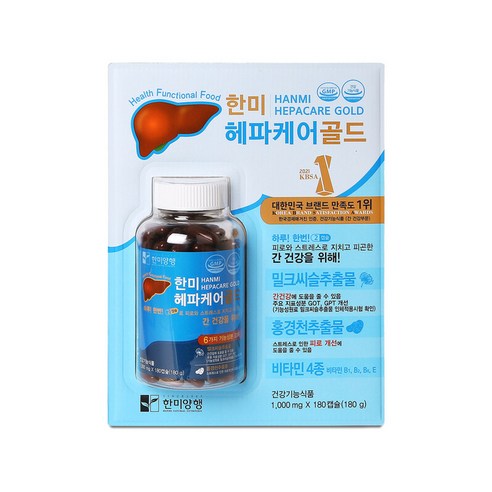 한미 헤파케어골드 1000mg x 180캡슐, 360정, 1세트