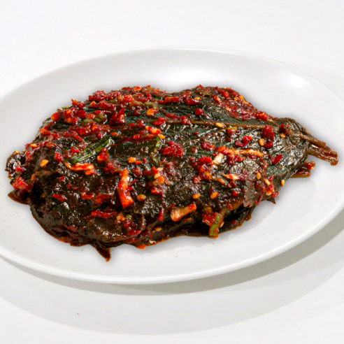 동백찬 양념 깻잎무침 2kg 4kg 8kg 16kg 깻잎지 절임 밑반찬 대용량 업소용 식당, 16kg, 1개