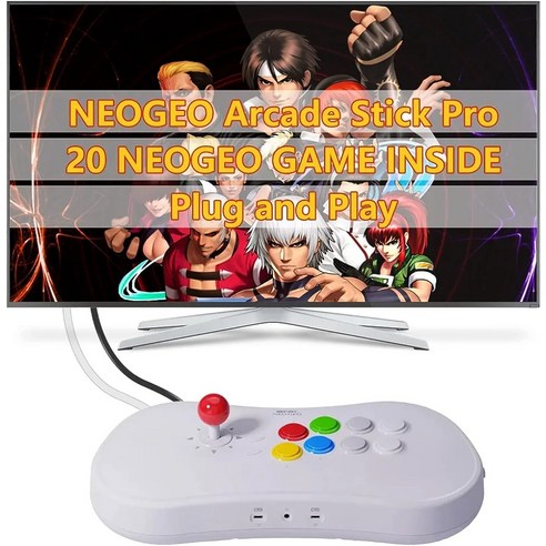 NEOGEO 네오지오 아케이드 스틱 프로 (게임 20종 수록)