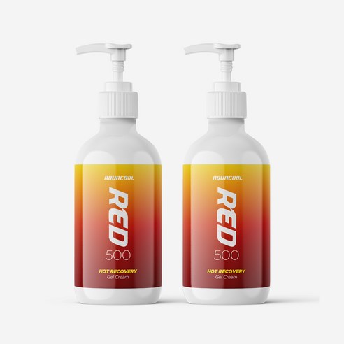 아쿠아쿨 레드500, 500ml, 2개
