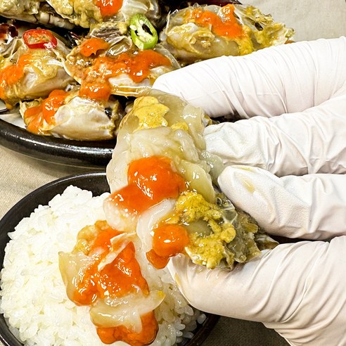국내산 100% 알배기 암꽃게 간장게장: 달콤하고 풍부한 맛의 진수