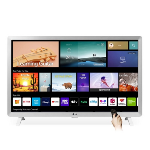 LG전자 스마트TV 모니터 LED 소형TV(24인치)HD IPS패널 넷플릭스 유튜브 미러링 블루투스 Wi-Fi 옵티컬 가정용 차량용/L3