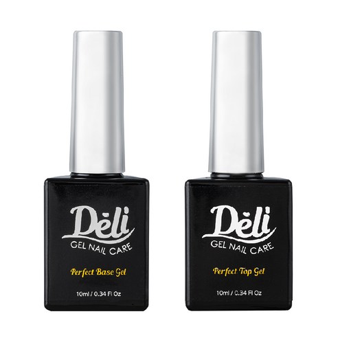 젤네일 퍼펙트 베이스젤 10ml + 퍼펙트 탑젤 10ml, 혼합색상, 2세트