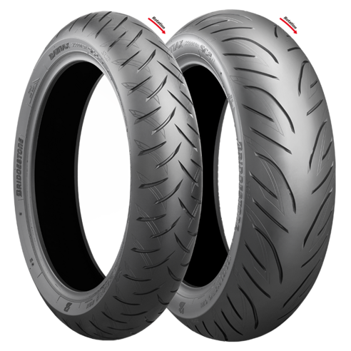 야마하 TMAX 타이어 순정 브릿지스톤 SC2 120/70 160/60 티맥스 530 560 테크맥스 BRIDGESTONE 래디얼, 앞 120/70-14, 1개 티맥스타이어