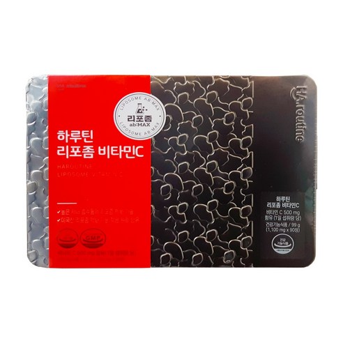 하루틴 리포좀 공법 비타민C 1100mg x 90정(3개월) 틴케이스 비타민씨, 90정, 1세트