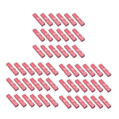 54 pcs 골판지 보석 상자 목걸이 종이 상자 선물 상자 보관 케이스 홀더