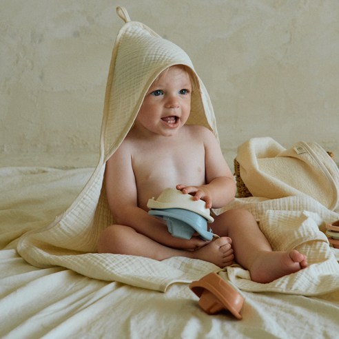 말랑하니 신생아 아기목욕타올 유아 풍성한 아기목욕을 위한 아이템