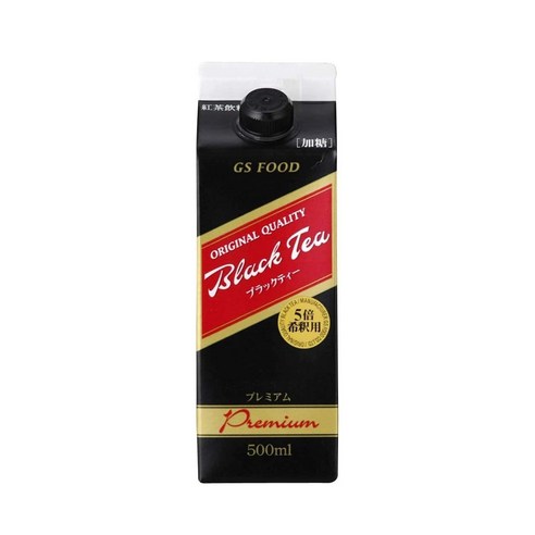지에스푸드 블랙티 프리미엄 5배 희석용 500ml