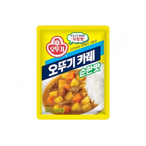 오뚜기 카레 과립형 순한맛, 100g, 1개