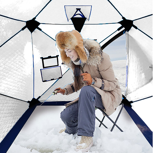 펀앤펀 빙어 원터치 낚시텐트는 겨울용으로 사용할 수 있는 텐트입니다.