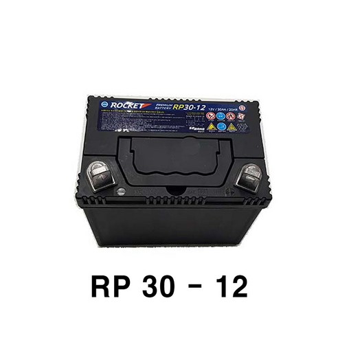 ROCKET RP30-12 12V30AH 연납축전지 배터리는 고성능으로 저렴한 가격에 제공되며, 국산 제품이고 KSC8518 인증을 받았습니다.