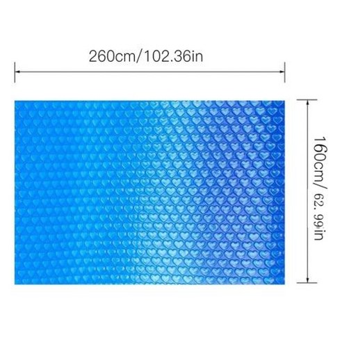 야외 수영장 마당 풀장 라운드 커버 보호대 액세서리 방진 매트 텐트, 11.243cmx243cm 8FT