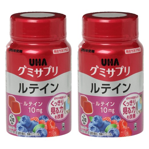 유하미카쿠토 서프리 루테인 10mg 믹스베리맛 구미, 2개, 60정