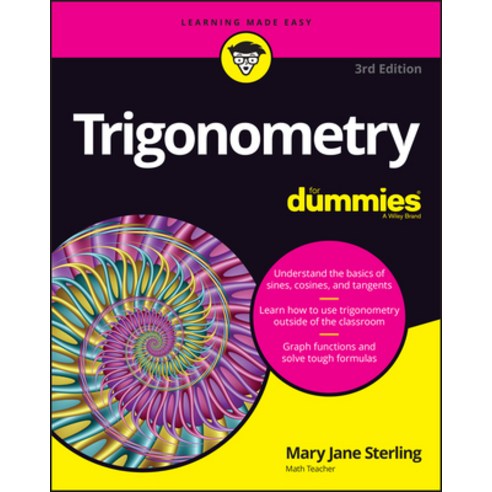 (영문도서) Trigonometry for Dummies Paperback, English, 9781394168552