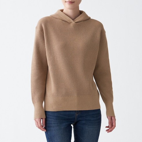 무인양품 MUJI 여성 가볍고 부드러운 풀오버 파카 BAC51A1S