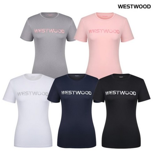 웨스트우드 WESTWOOD 여름 여성 로고포인트 라운드 티셔츠 _pt