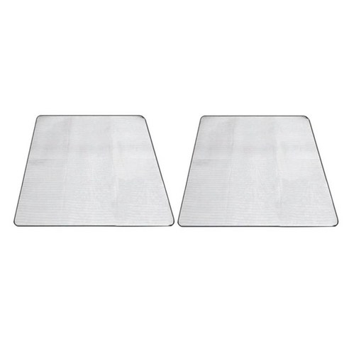2pcs 절연 알루미늄 호일 매트 야외 캠핑 그라운드 잔디 피크닉 담요, 실버