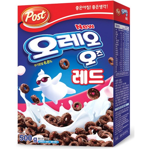 포스트 오레오 오즈 레드 시리얼, 500g, 4개