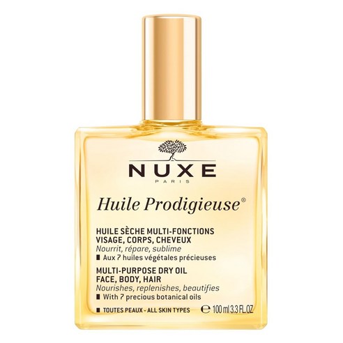 Nuxe Huile Prodigieuse 다목적 드라이 오일 스프레이 페이스 바디 헤어 100 ml, 1개, 100ml